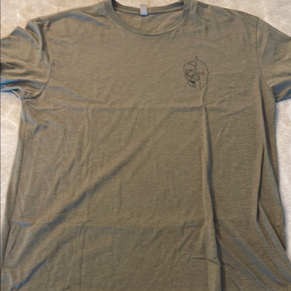 Green Short Sleeve Crew Neck Tee